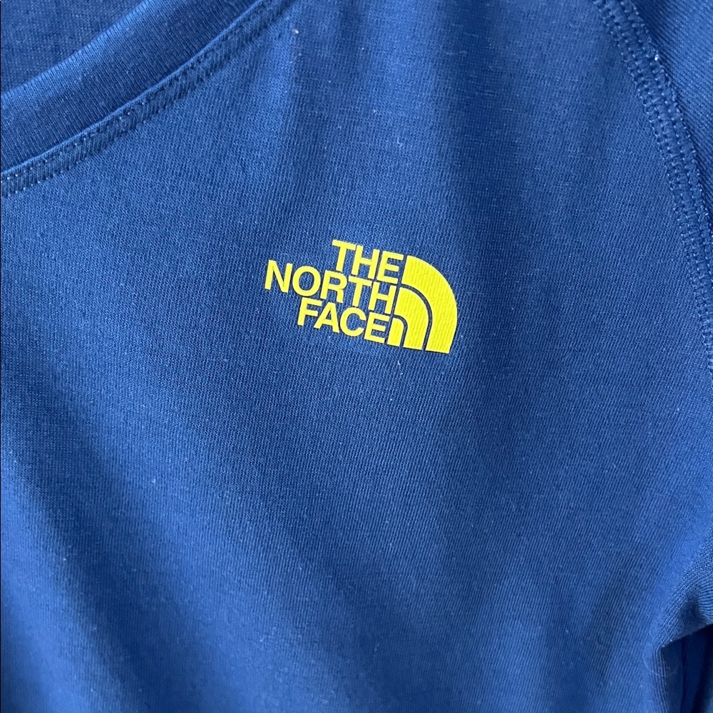 The North Face Women's Short Sleeve Tee in Blue - Picture 3 of 3